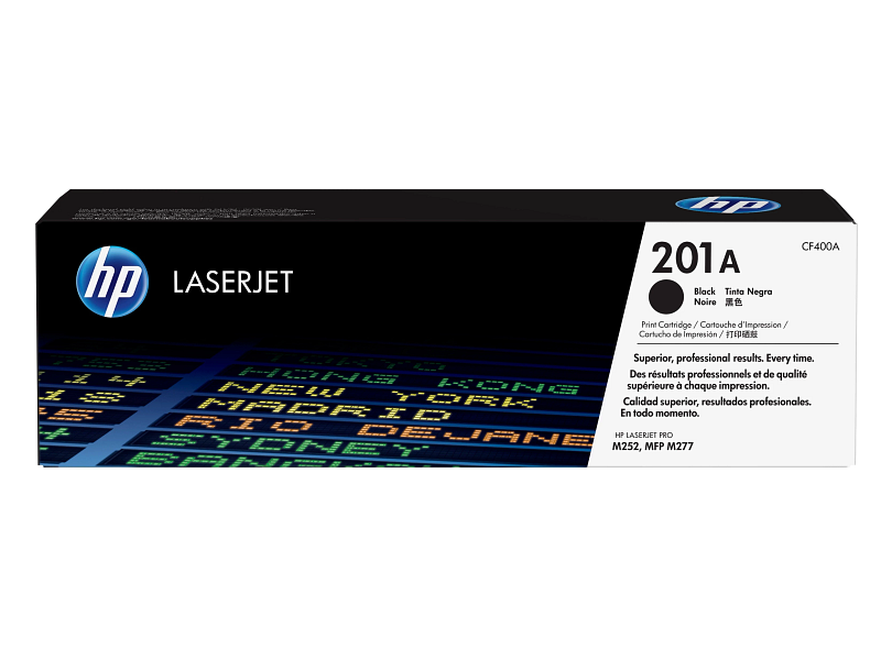 HP 201A Black Original LaserJet Toner Cartridge (CF400A)
